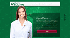 Desktop Screenshot of lekarna-magnus.cz