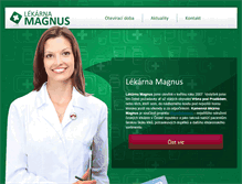 Tablet Screenshot of lekarna-magnus.cz